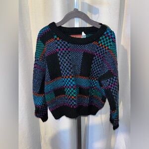 vintage high sierra acrylic sweater size 4 [ H-52]